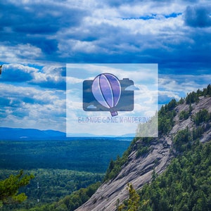 Mountain scene downloadable wall art north conway new hampshire boho mountain wall art mountain sun art