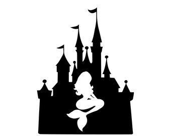 Free Free 80 Disney Castle Little Mermaid Svg SVG PNG EPS DXF File