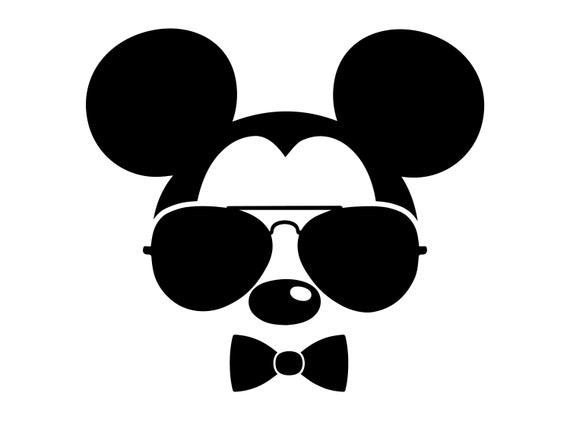 Mickey Mouse sunglasses SVG Mickey svg Disney svg Disney ... for Silhouette...