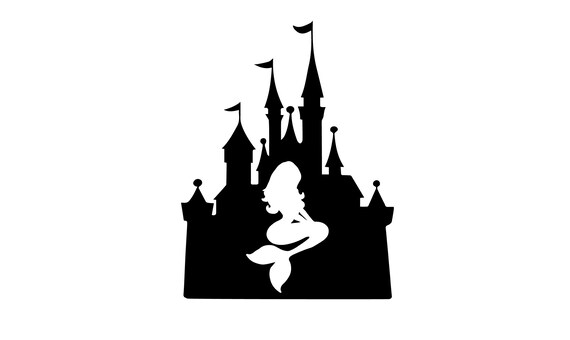 Free Free 233 Disney Castle Little Mermaid Svg SVG PNG EPS DXF File
