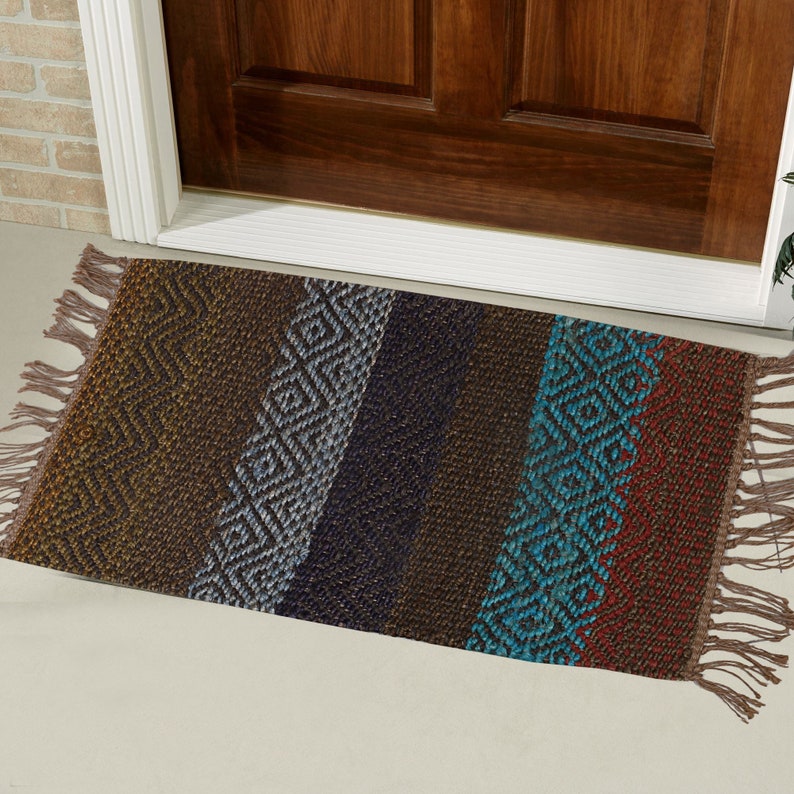 Exclusive Outdoor Handmade Rug Jute Rug Entryway Rug Indoor Etsy