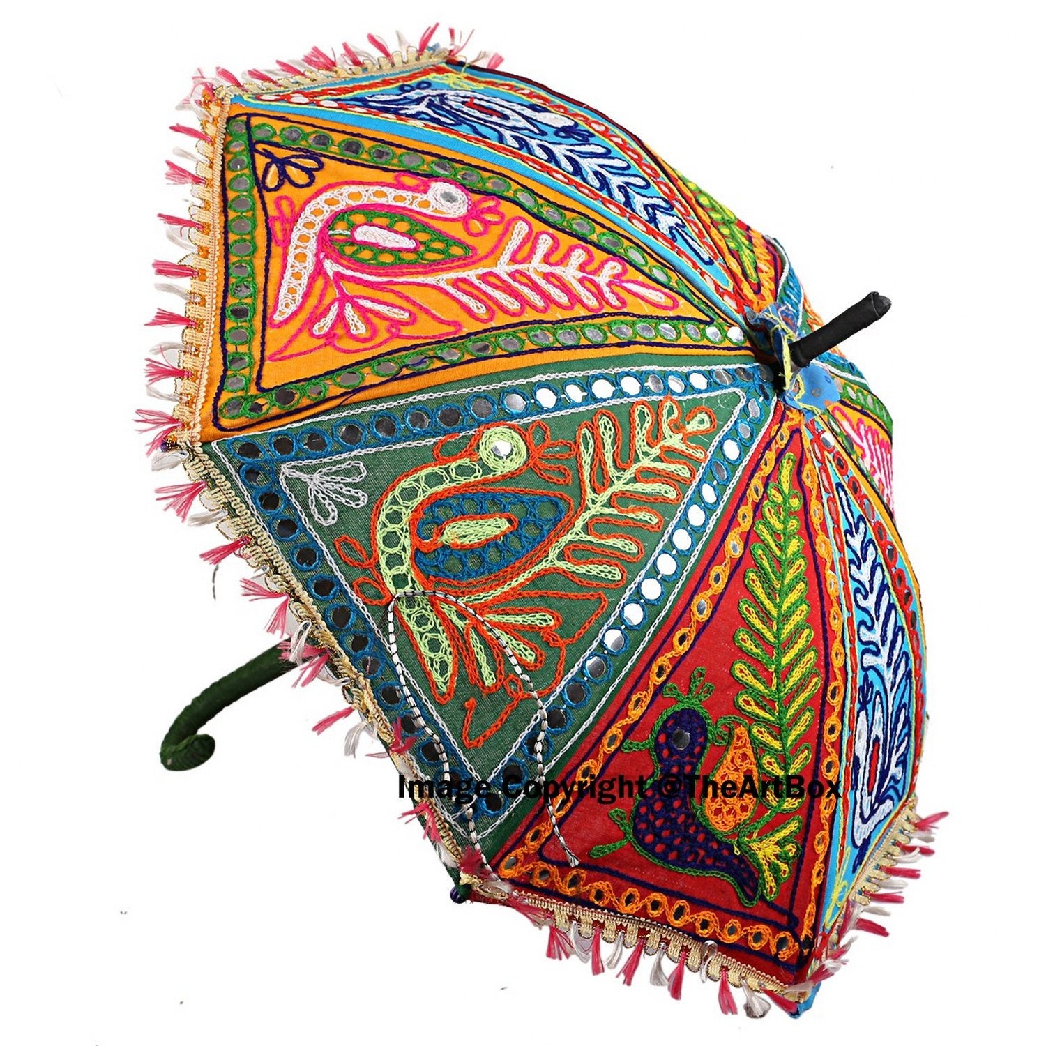Wholesale Indian Wedding Umbrella Decoration Mirror Work Etsy
