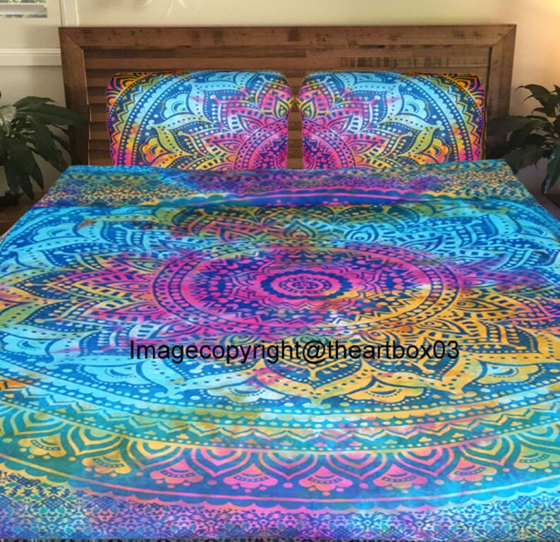 Indian Mandala Duvet Cover Ring Elephant Doona Cover Quilt Cover With Pillow Covers Hippie Bohemian Reversible Quilt Cover Bedding Set Duvet Covers Bedding Lifepharmafze Com