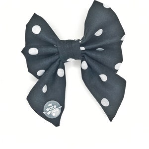 Monochrome Polkadot Sailor Bow/ Bow Tie