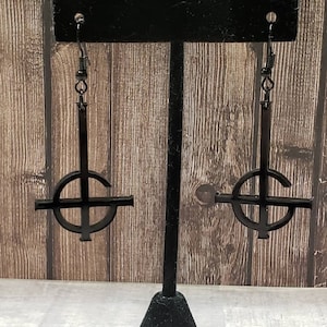 Ghost Grucifix Logo Acrylic Earrings