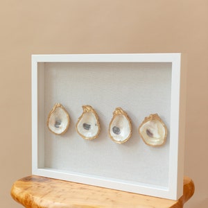Oyster Shell Shadow Box (4 oysters)