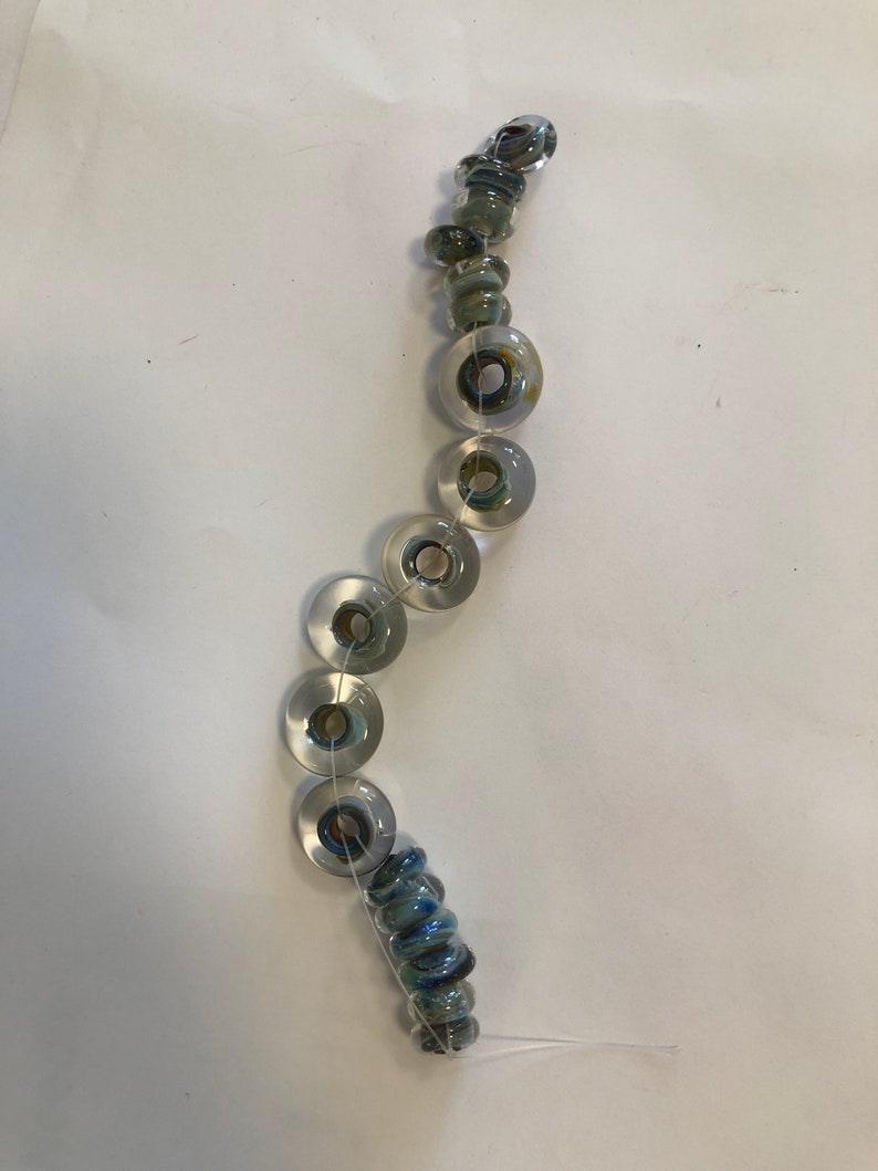 Donut Bead Set made from Durable Boro Glass great for Jewelry Making