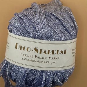 1 skein Deco-Stardust Crystal Palce metallic and nylon
