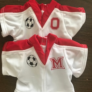 Custom Soccer Uniform for American Girl Dolls - Soccer Outfit for 18 in dolls
