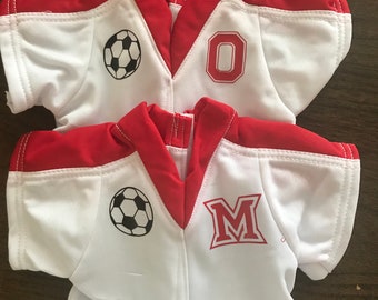Custom Soccer Uniform for American Girl Dolls - Soccer Outfit for 18 in dolls