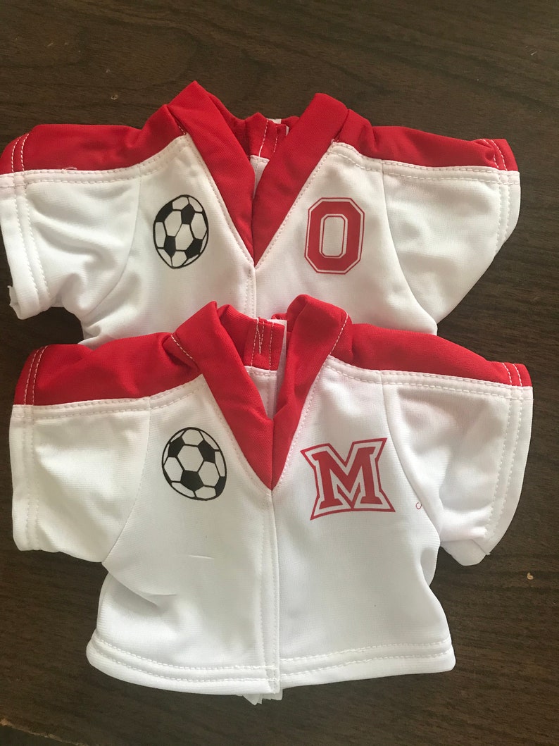 Custom Soccer Uniform for American Girl Dolls Soccer Outfit for 18 in dolls image 1