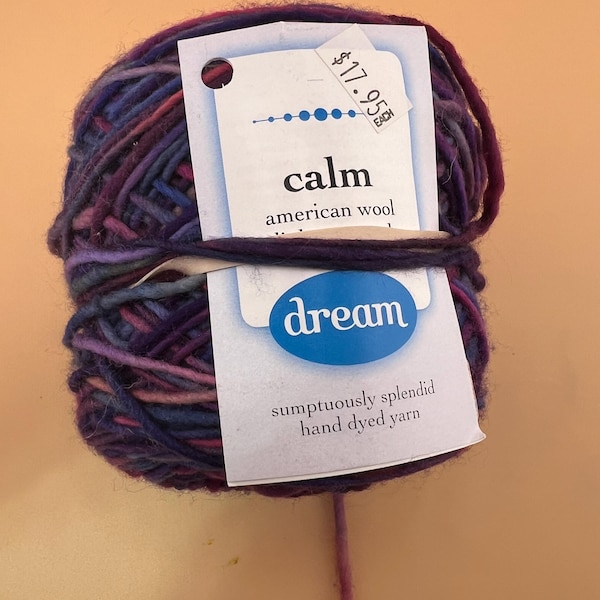 Dream in Color - Calm yarn Victoria Wool made in USA  100 grams