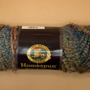 1 skeins Vintage Homespun Thick and Quick  Yarn by Lion - Painted Desert