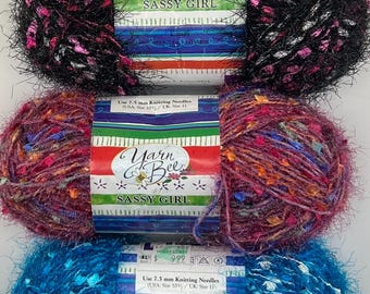 1 skein Yarn Bee Sassy Girl yarn Kimmy, Jan and Leah Discontinued