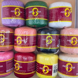 サウスメイドかぎ針編み糸 #10 1ロール 11色展開