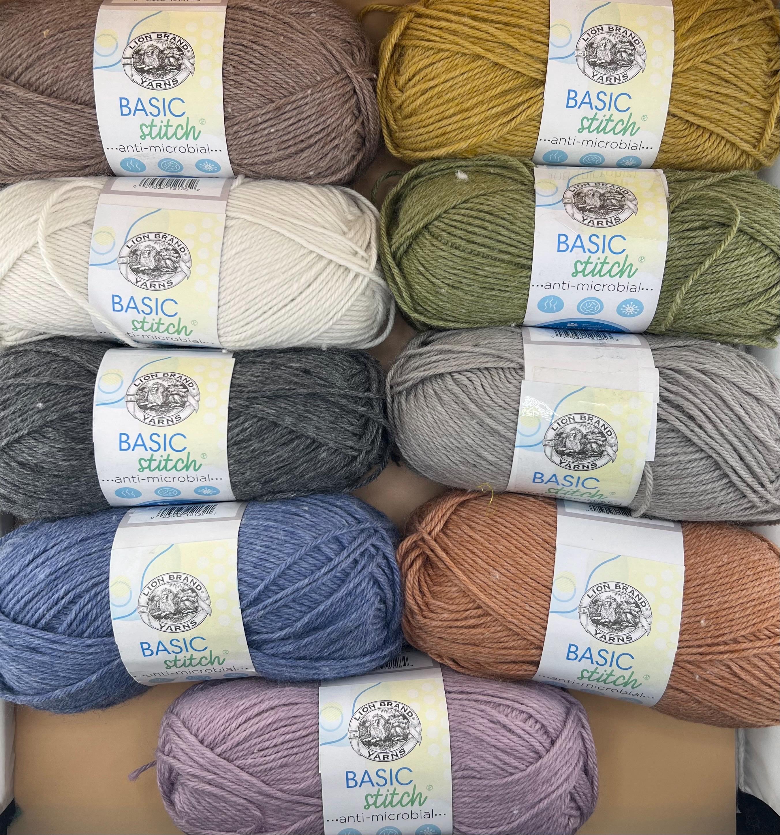 Lion Brand Yarn Wol-gemak dik en snel garen, zacht en volumineus garen voor breien, haken en knutselen, 1 streng, kruidenmarkt