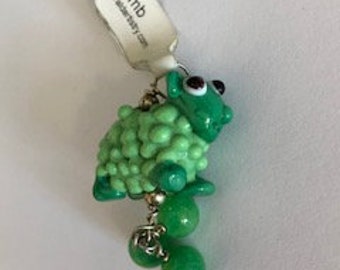 Glass Green Lamb Pendant