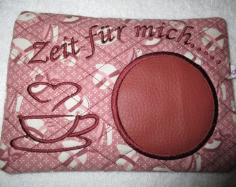 Tassenuntersetzer, Mug Rug, Untersetzer, Geschenk für Mama, Geschenk für Oma