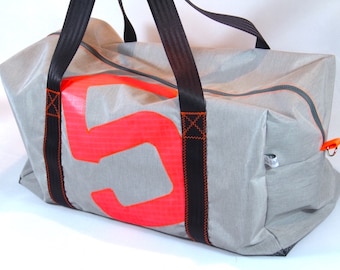 Weekender sports bag made from lightweight, waterproof Airtex fabric