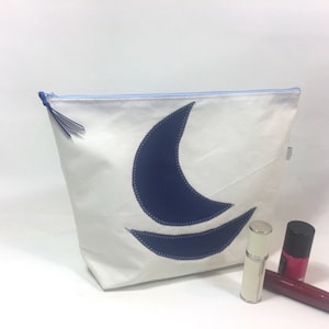 Segeltuchkosmetiktasche mit Segelboot