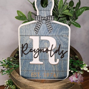 Personalized Monogram Board, Personalized decorative board, decorative cutting board, personalized gift, wedding gift, anniversary gift