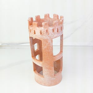 The Sunken Citadel: Hand-Built Ceramic Aquarium Turret