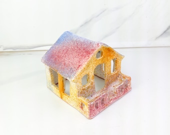 Ceramic Diving Bell Aquarium Decoration, Betta Fish Cave, Small Tank Decor