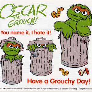 Oscar Grouch Paper 