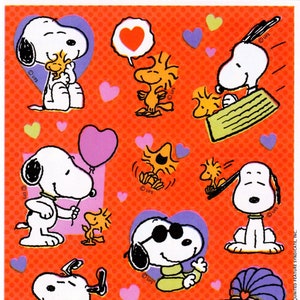 Peanuts Stickers 9 Sheets New in Unopened Package by Ambassador