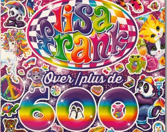 Lisa Frank Giant Sticker Activity Pad 2000+ Stickers, 10 Sticker Sheets, 15 Interactive Play Scenes, 25 Design Pages (Deluxe Set)