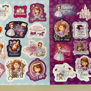 Disney Junior Princesse Sofia Premier, lot de 2 feuilles d'autocollants