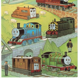 vintage des années 1980 des années 1990 des années 2000 American Greetings Sticker Sheet : Thomas the Tank Engine and Friends - Cute Sticker Sheet
