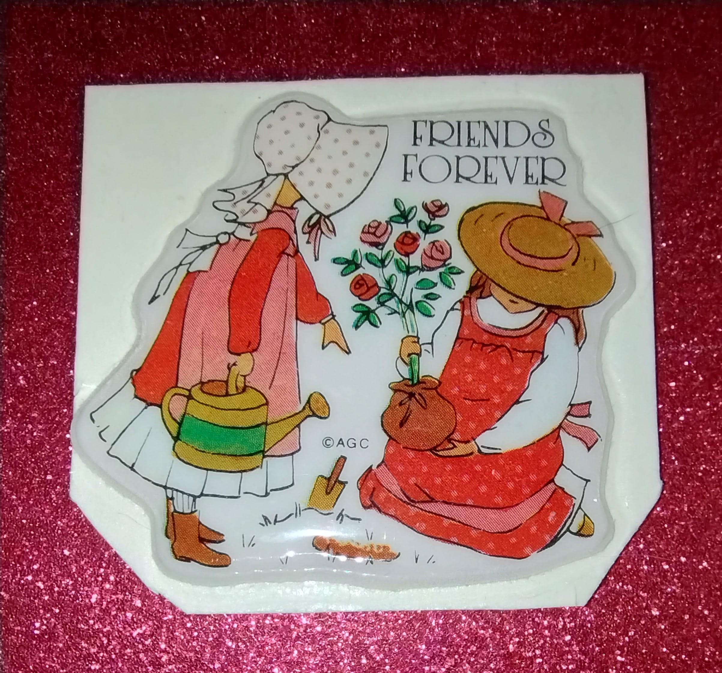 1980s 1990s 2000s Vintage Holly Hobbie Gardening With Friend