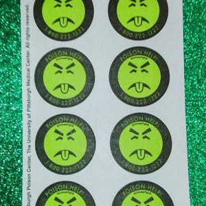 Mr. Yuk Stickers - Etsy