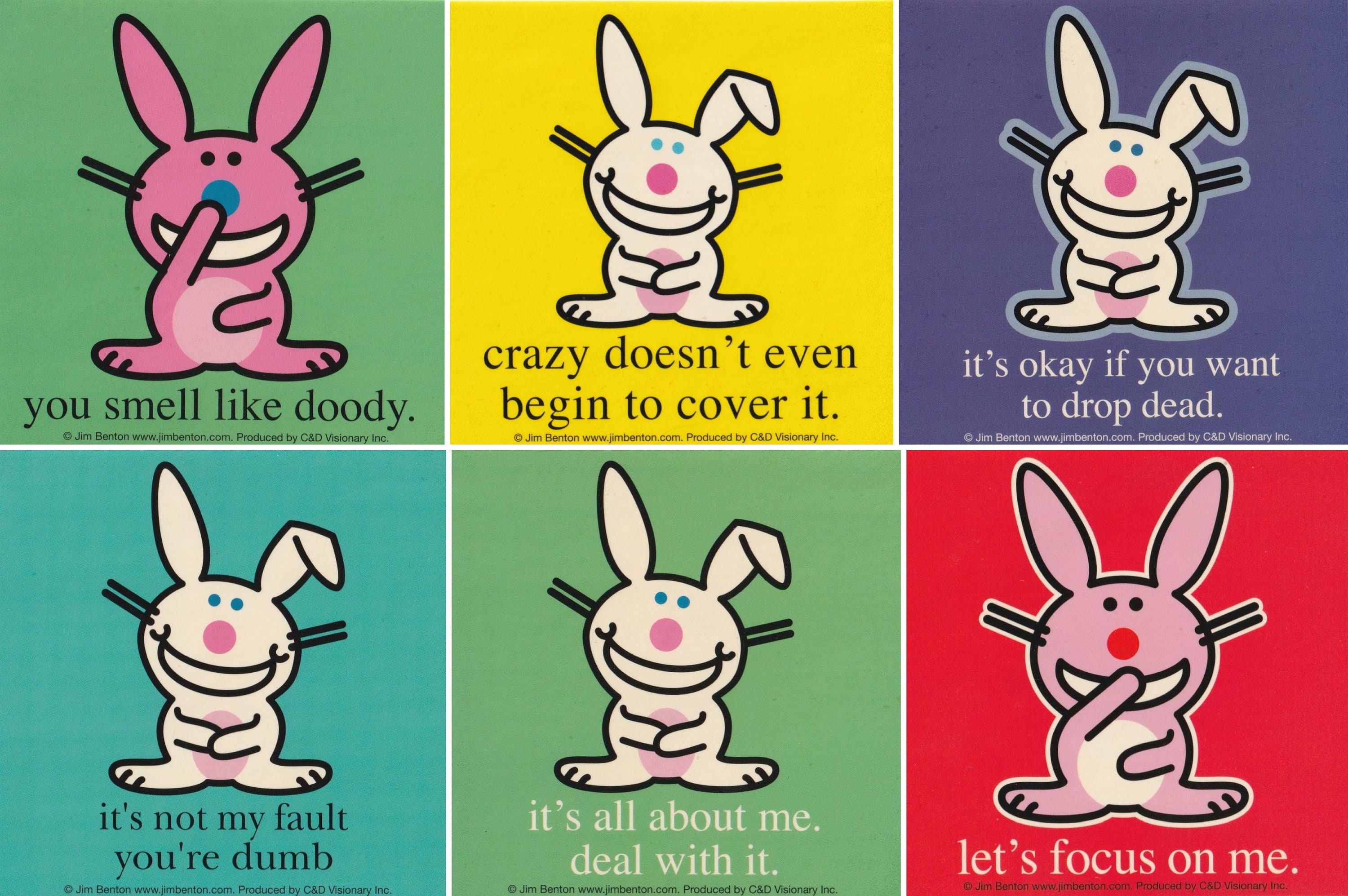 Happy Bunny - Etsy Happy Bunny - Etsy