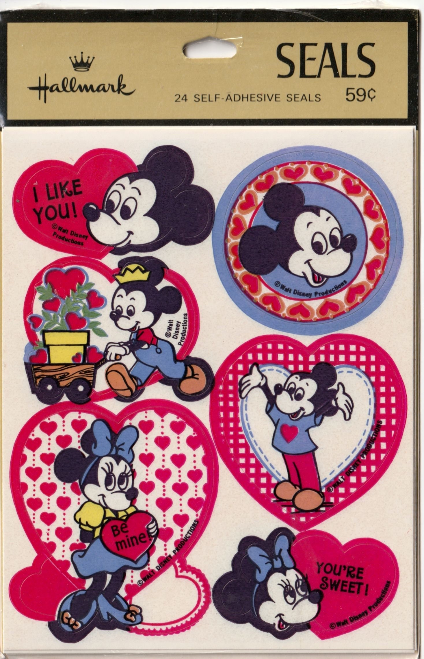 Vintage 1980s 1990s 2000s Hallmark Classic Mickey Mouse Love
