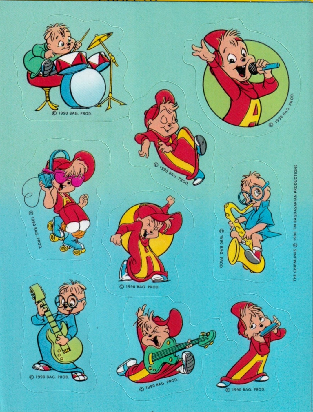 Alvin and the chipmunks stickers