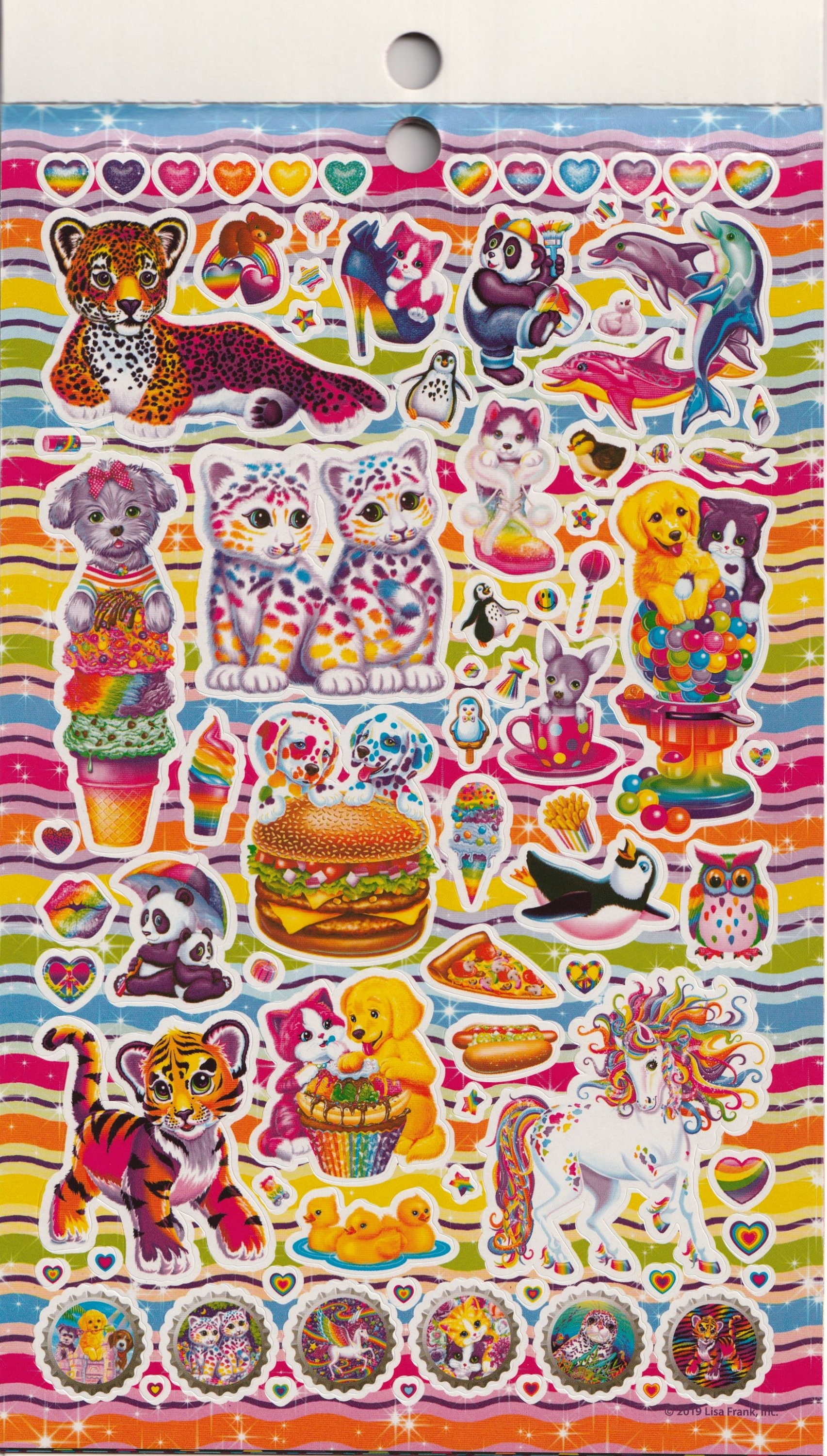Lisa Frank Coloring and Activity Book with Over 600 Lisa Frank Stickers