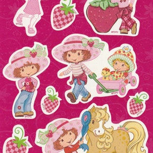 Strawberry Shortcake Sticker Sheets, 2003: You Choose 1, 1980s 1990s ...
