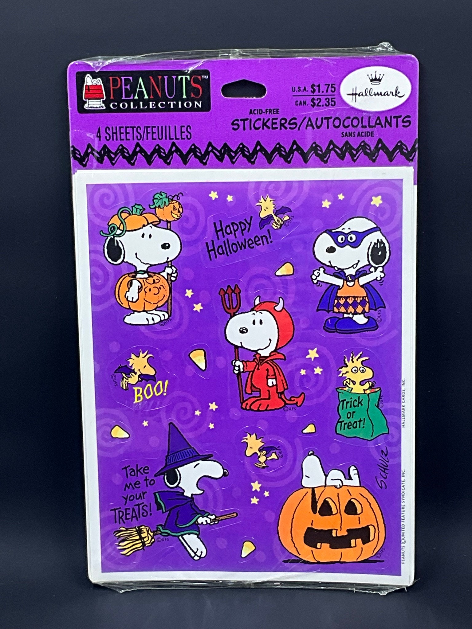 Hallmark Vintage Giant Snoopy Sticker - RARE!
