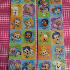 2 Bubble Guppies Sticker Sheets, Nickelodeon, Rare, HTF, Mint Condition, American Greetings, Cartoon TV