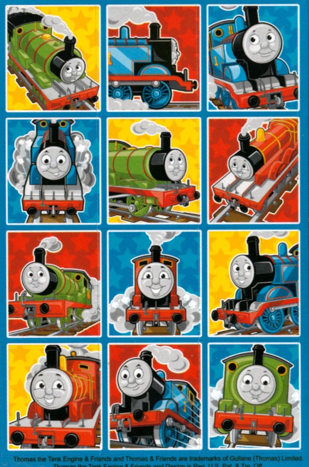 Vintage Stickers: Designware Thomas and Friends, the Tank Engine Train ...