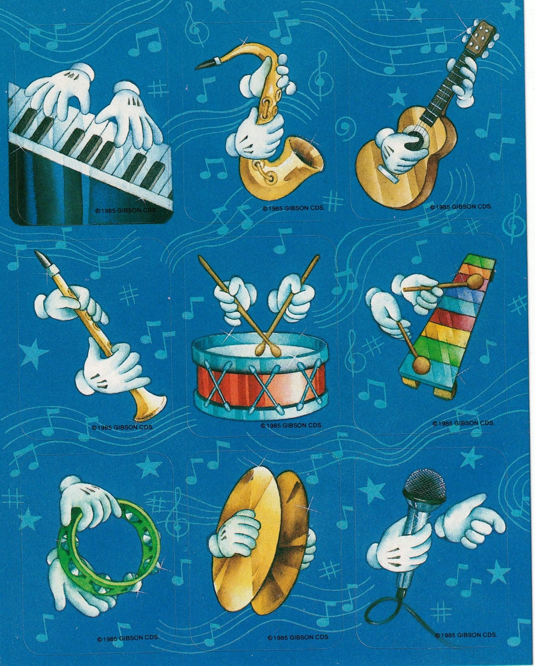 Vintage 1980s 1990s Gibson Greetings Classical/jazz Music Single ...