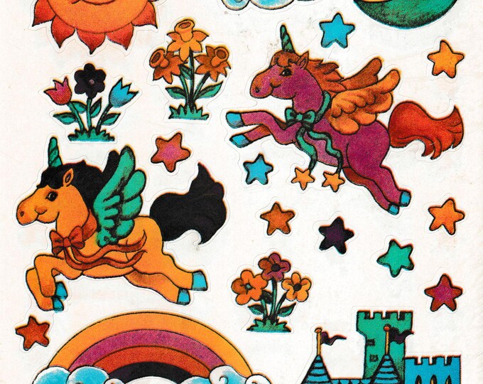 1980s 1990s 2000s Vintage Stickers, AGC Medieval Castle Fantasy With ...