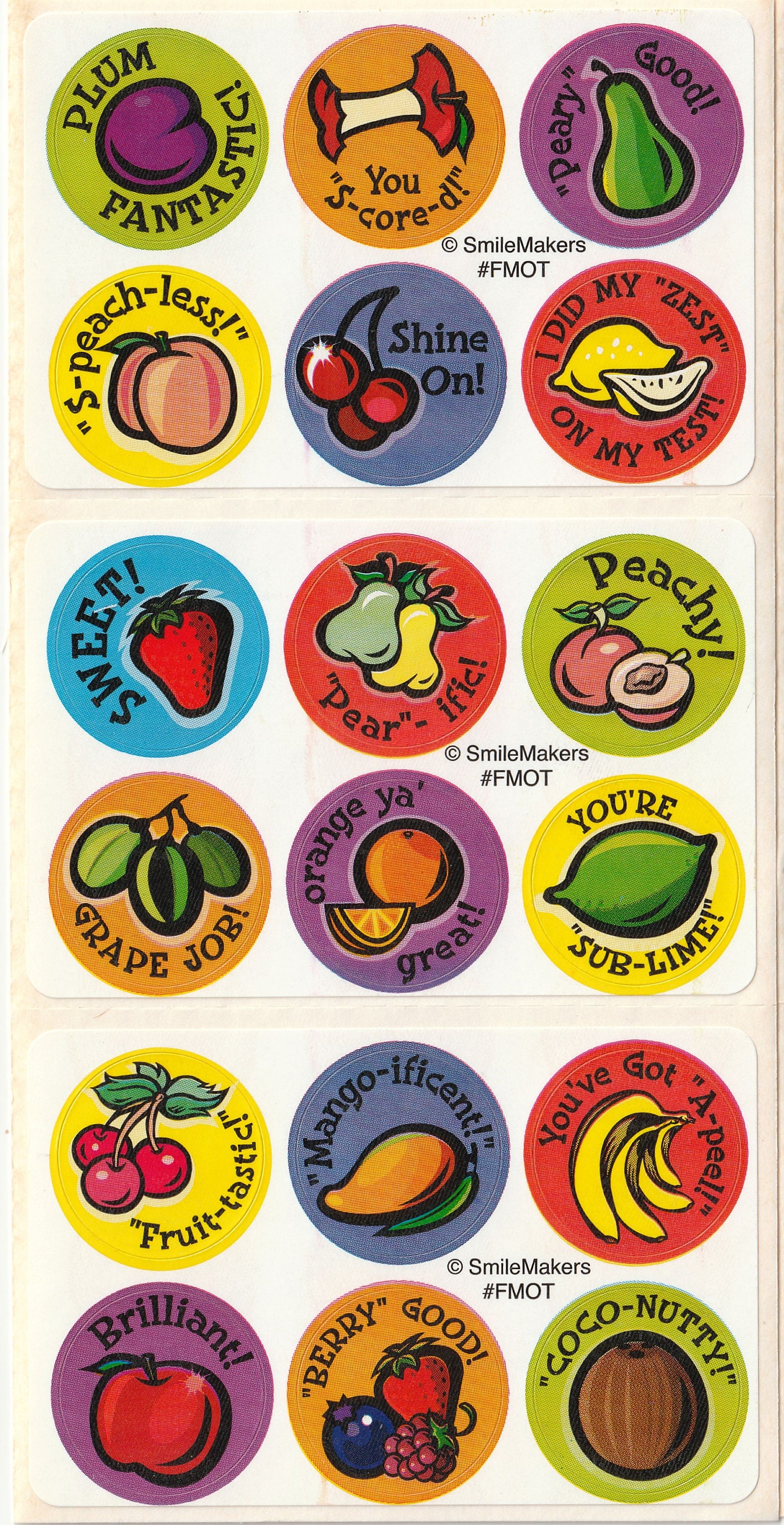 Emoji Stars Stinky Stickers Mixed - T-83030