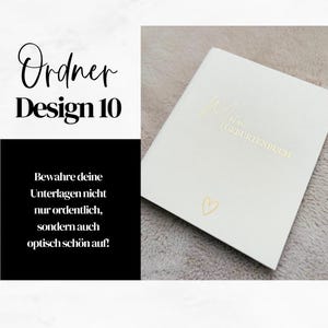Ordner / Geburtenbuch / Hebamme / Geburtsurkunden / Design 10