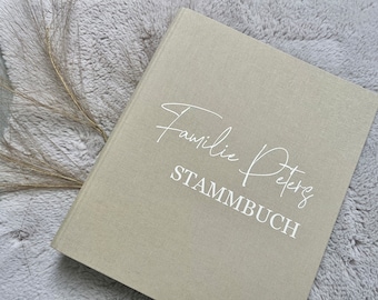 Stammbuch - Familienstammbuch - Familie - Hochzeit -Dokumentenmappe - beige