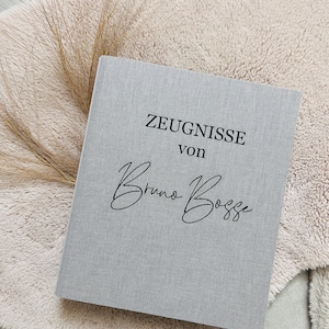 Ordner / Zeugnismappe / Schule