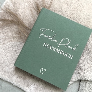 Ordner / Stammbuch / Hochzeit - eukalyptus
