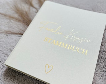 A5 Ordner / Stammbuch / Hochzeit - creme